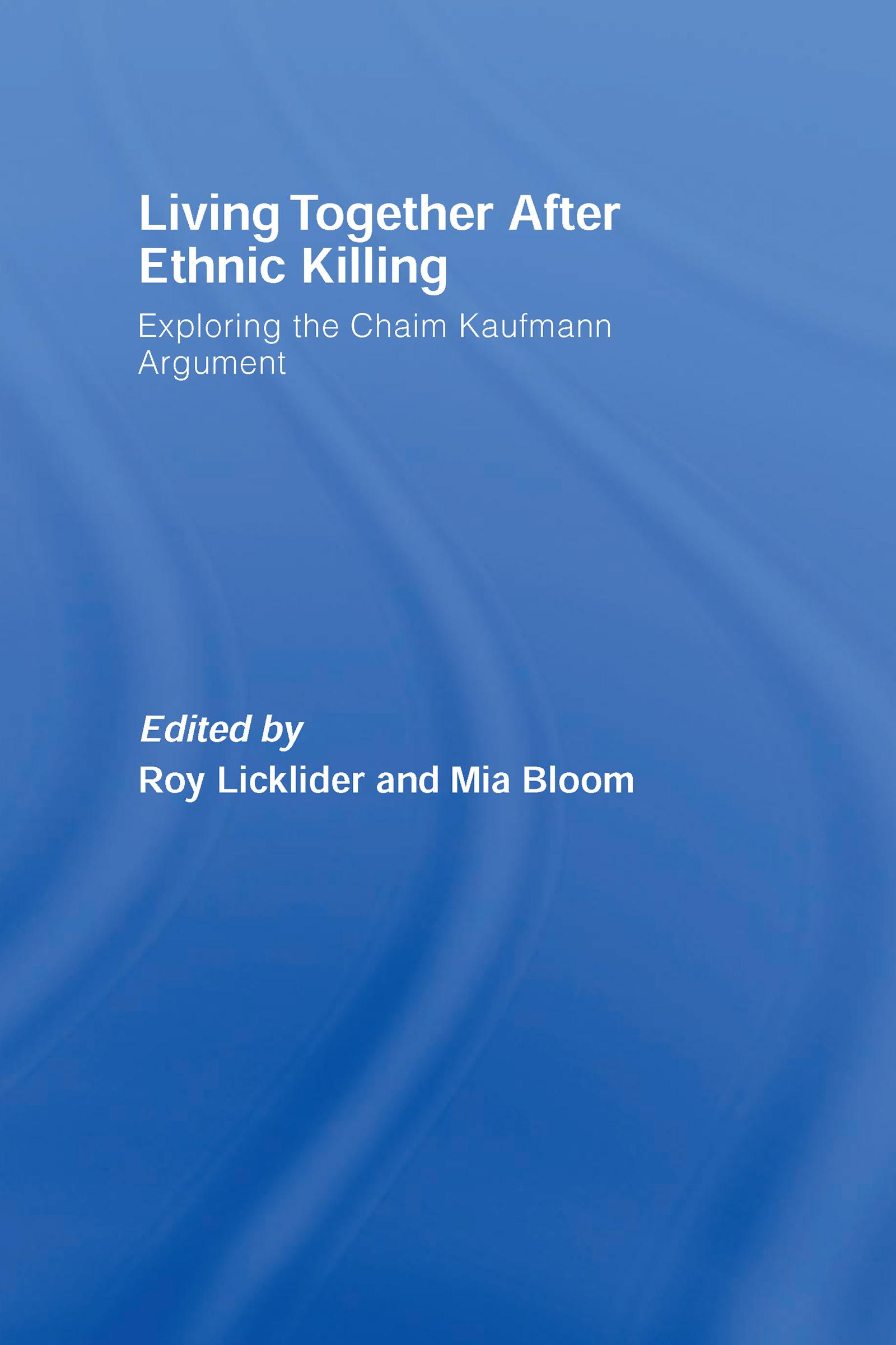 Living Together After Ethnic Killing