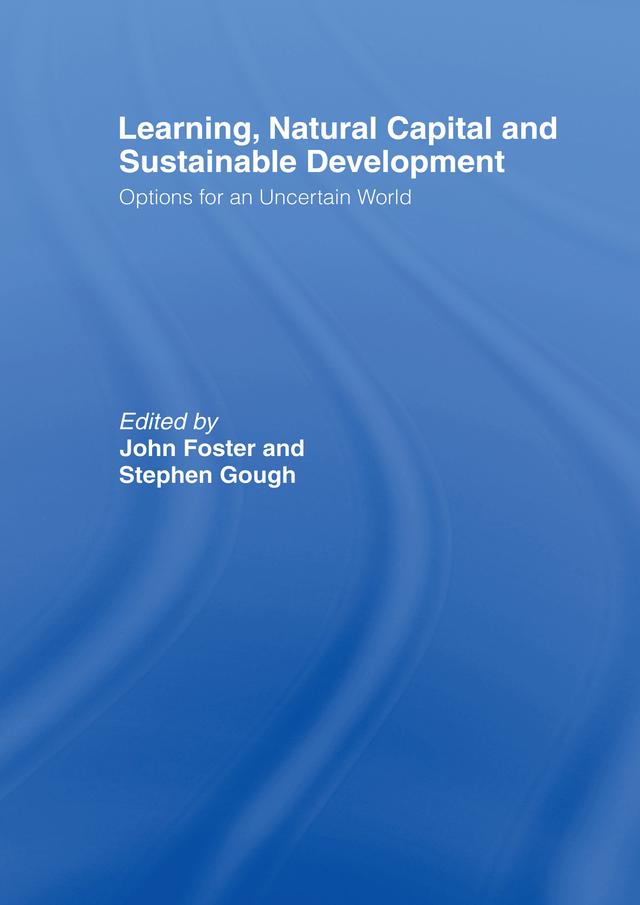 Learning, Natural Capital and Sustainable Development by John Foster, Stephen Gough