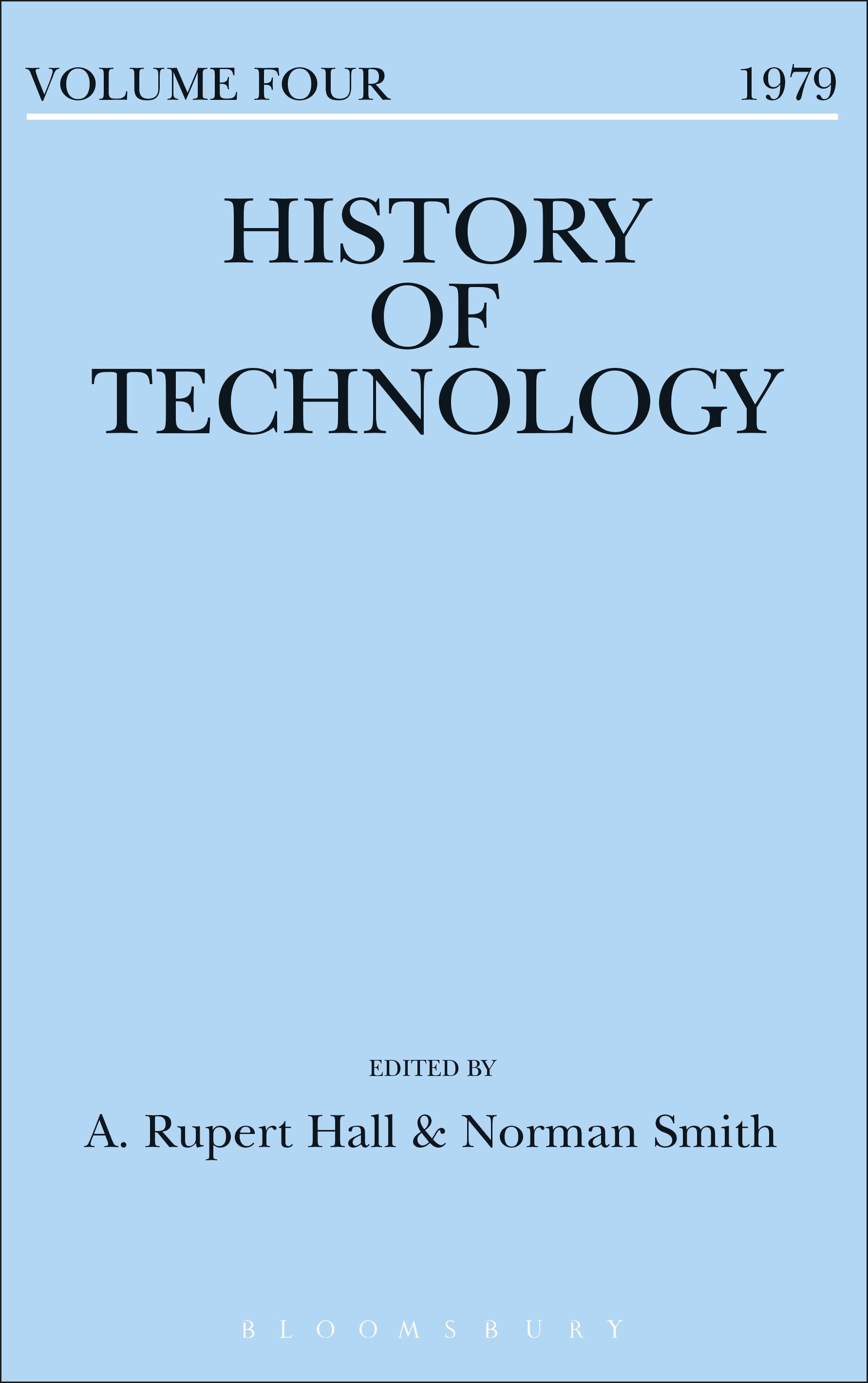 History of Technology Volume 4