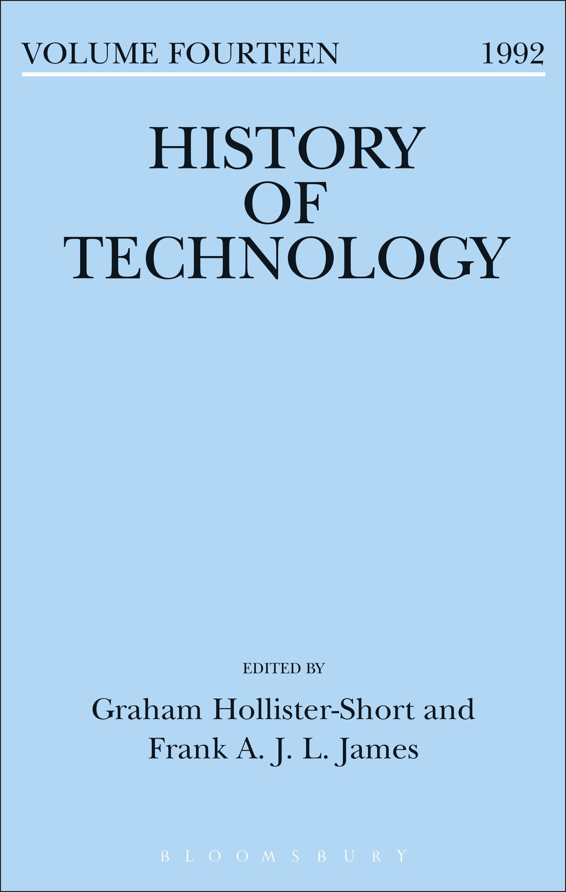 History of Technology Volume 14