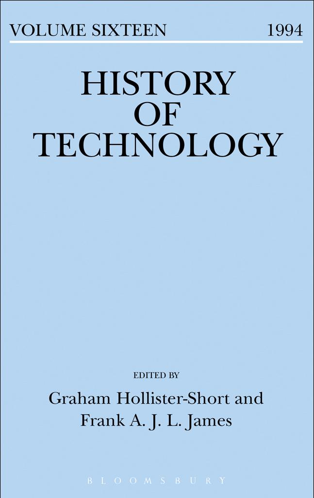 History of Technology Volume 16