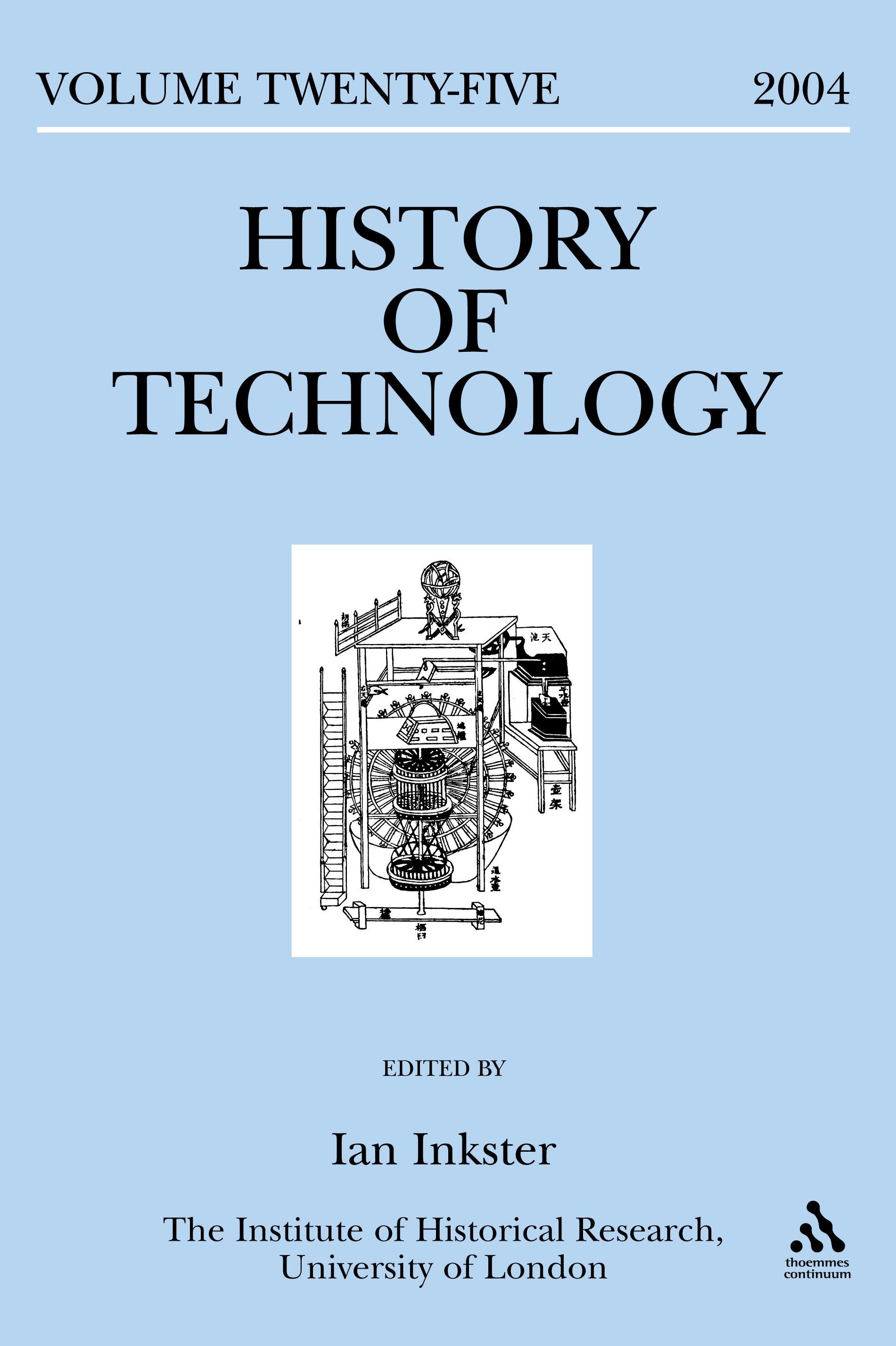 History of Technology Volume 25