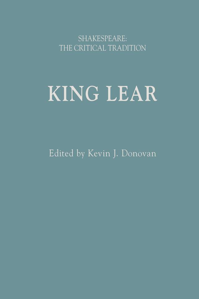 King Lear by Brian Vickers, Joseph Candido, Kevin J. Donovan