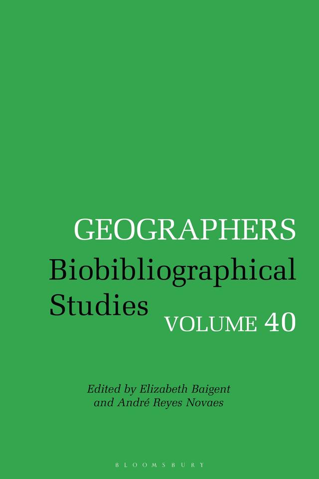 Geographers by André Reyes Novaes, Elizabeth Baigent