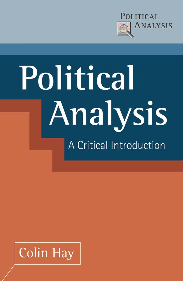 Political Analysis by Colin Hay