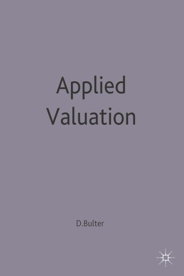 Applied Valuation by Diane Butler