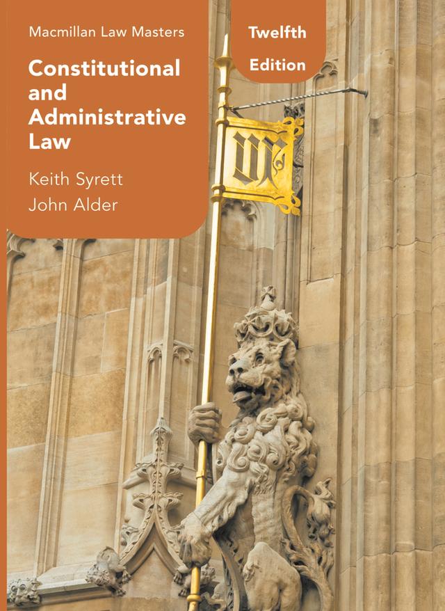 Constitutional and Administrative Law by John Alder, Keith Syrett