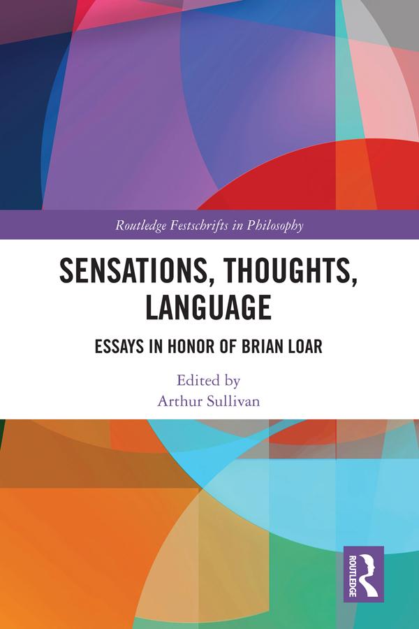 Sensations, Thoughts, Language by Arthur Sullivan