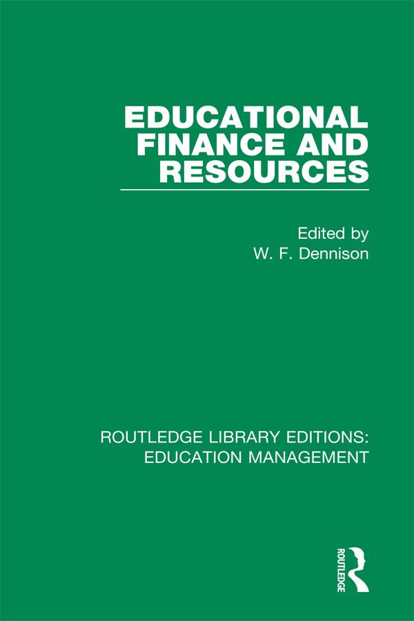 Educational Finance and Resources