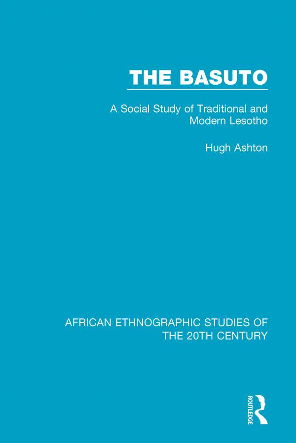 The Basuto by Hugh Ashton
