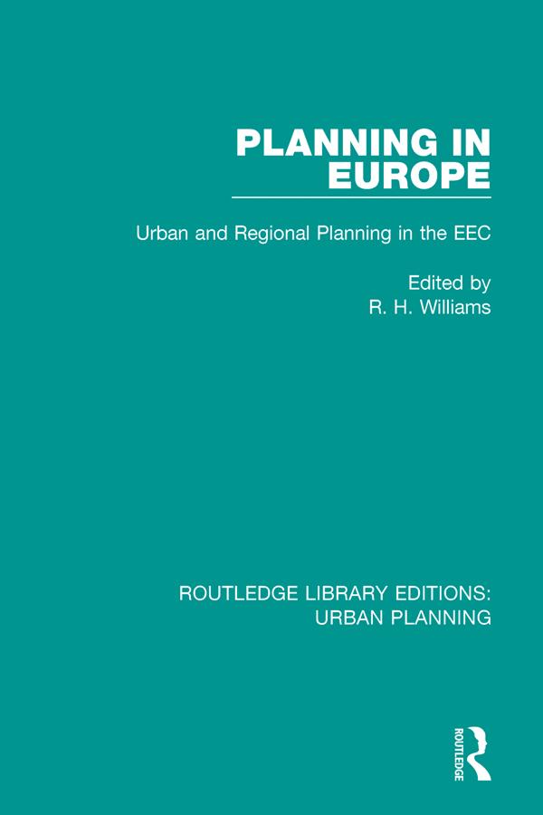 Planning in Europe by Richard Williams