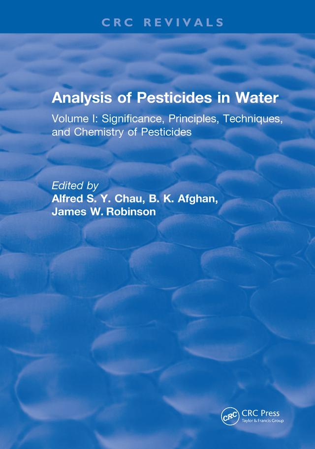 Analysis of Pesticides in Water by Alfred S.Y. Chau