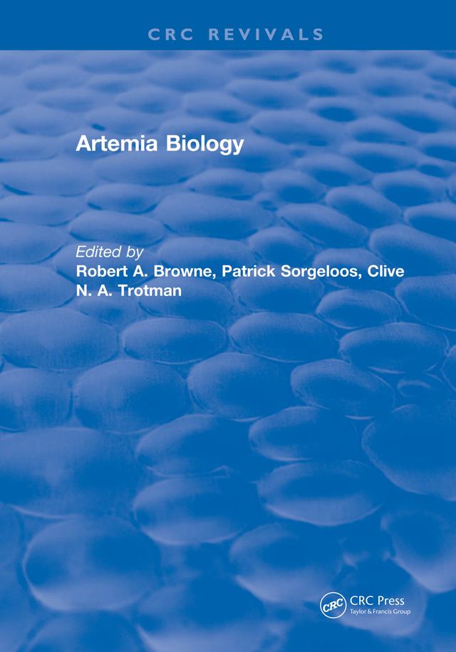 Artemia Biology by Robert A. Browne