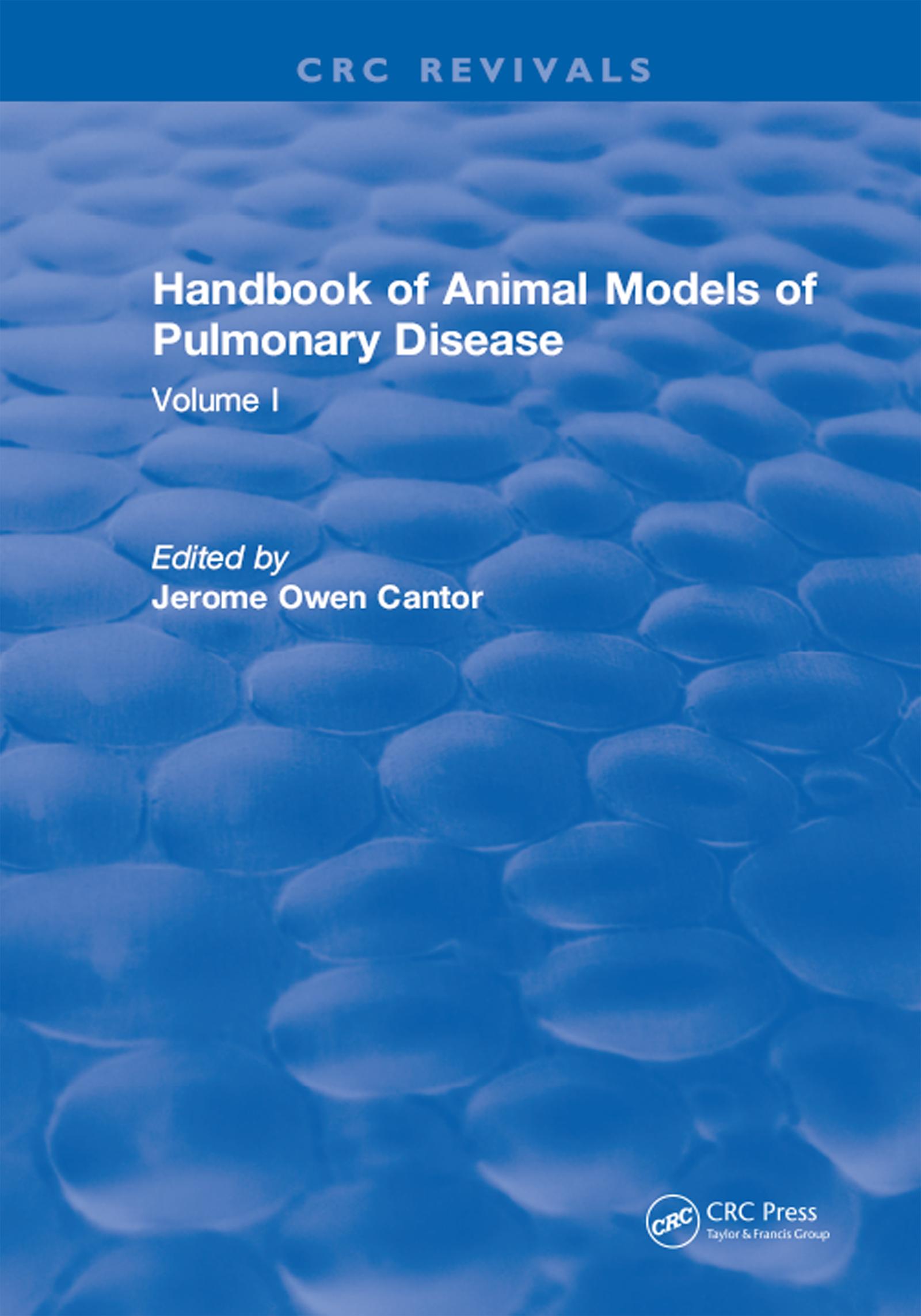 CRC Handbook of Animal Models of Pulmonary Disease