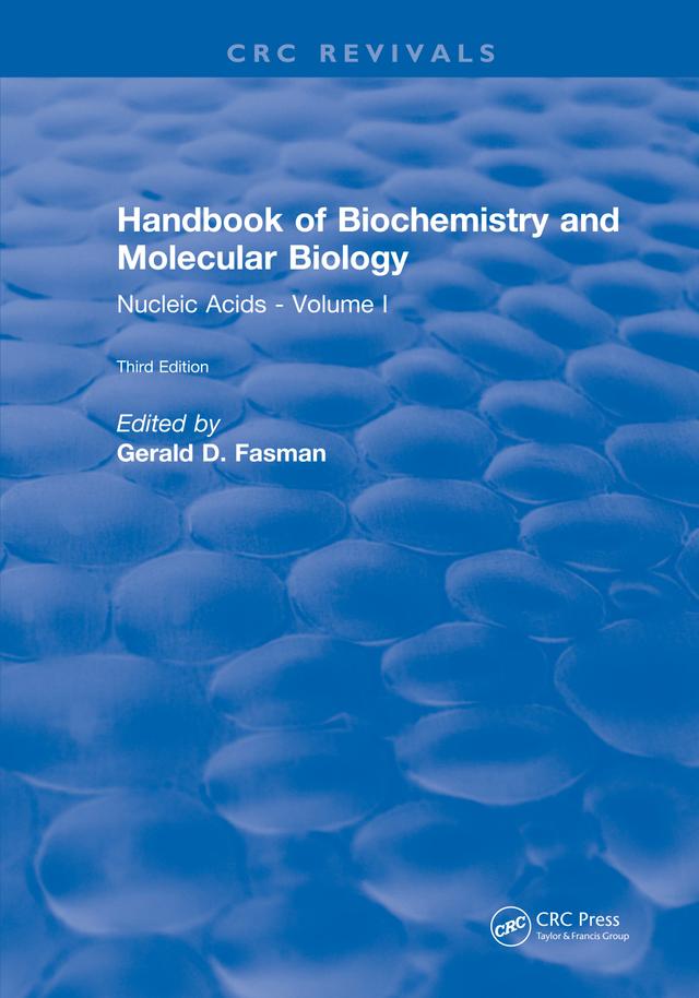 Handbook of Biochemistry by Gerald D Fasman