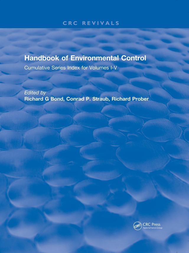 Handbook of Environmental Control by Richard G Bond