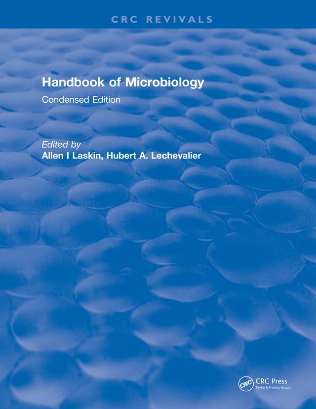 Handbook of Microbiology by Allen I Laskin