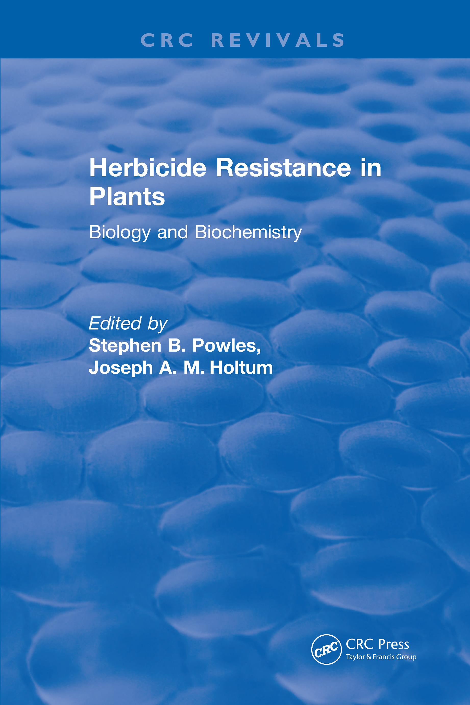 Herbicide Resistance in Plants