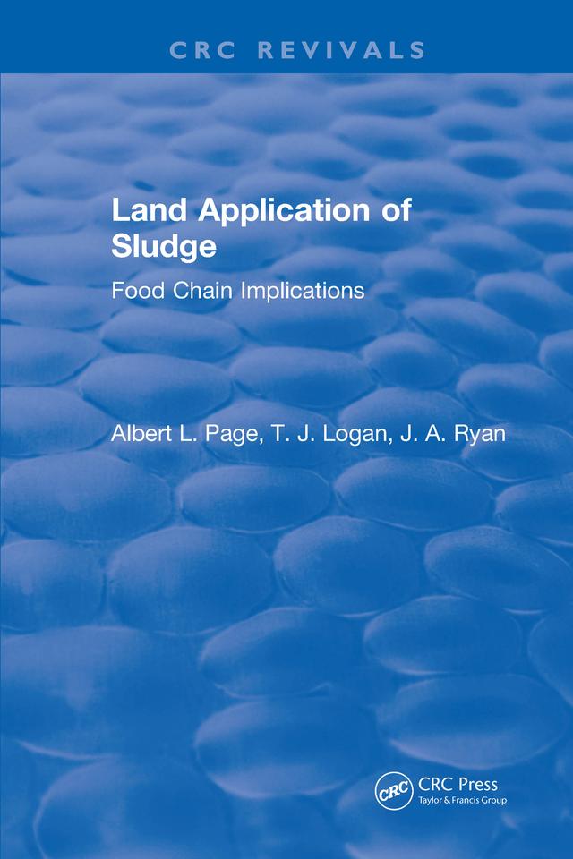 Land Application of Sludge by Albert L. Page