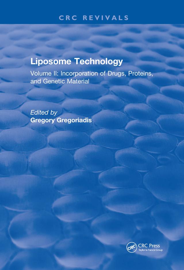 Liposome Technology by Gregory Gregoriadis