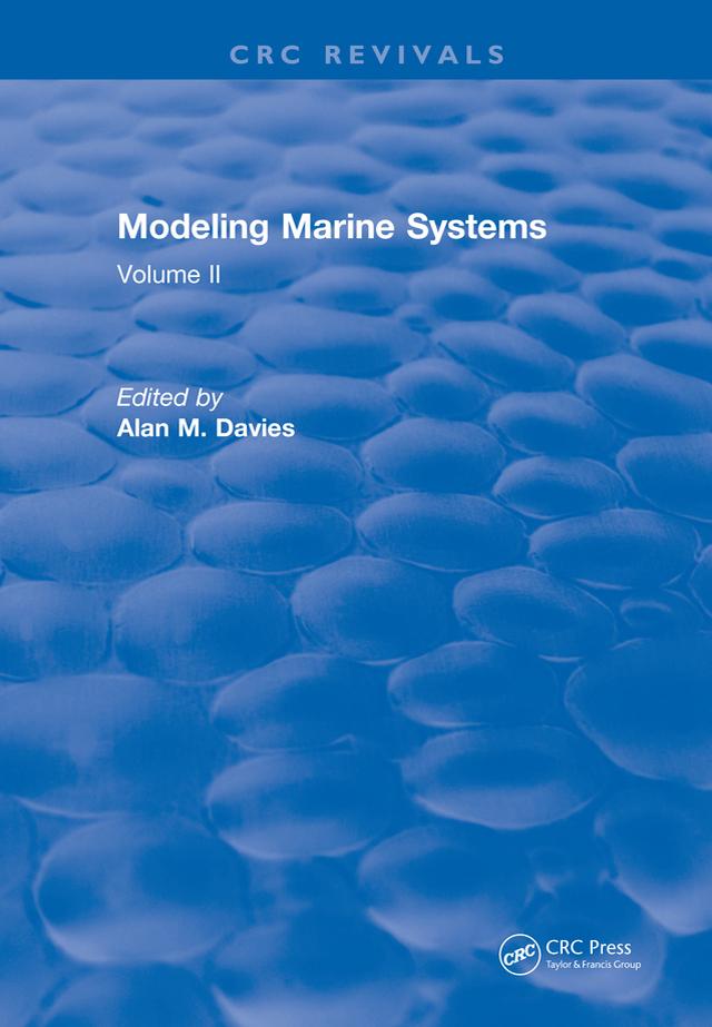 Modeling Marine Systems by A. M. Davies