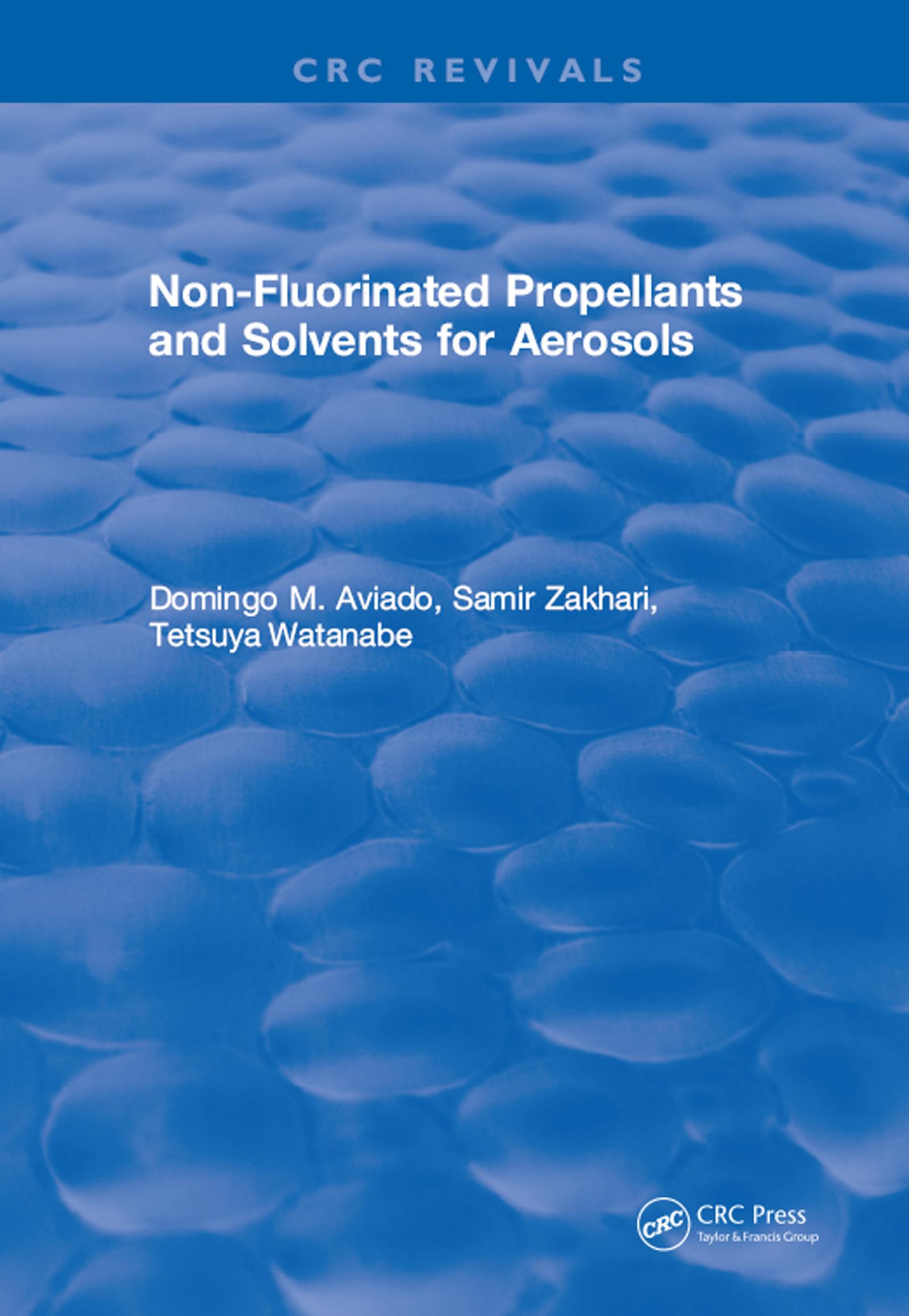 Non-Fluorinated Propellants and Solvents for Aerosols
