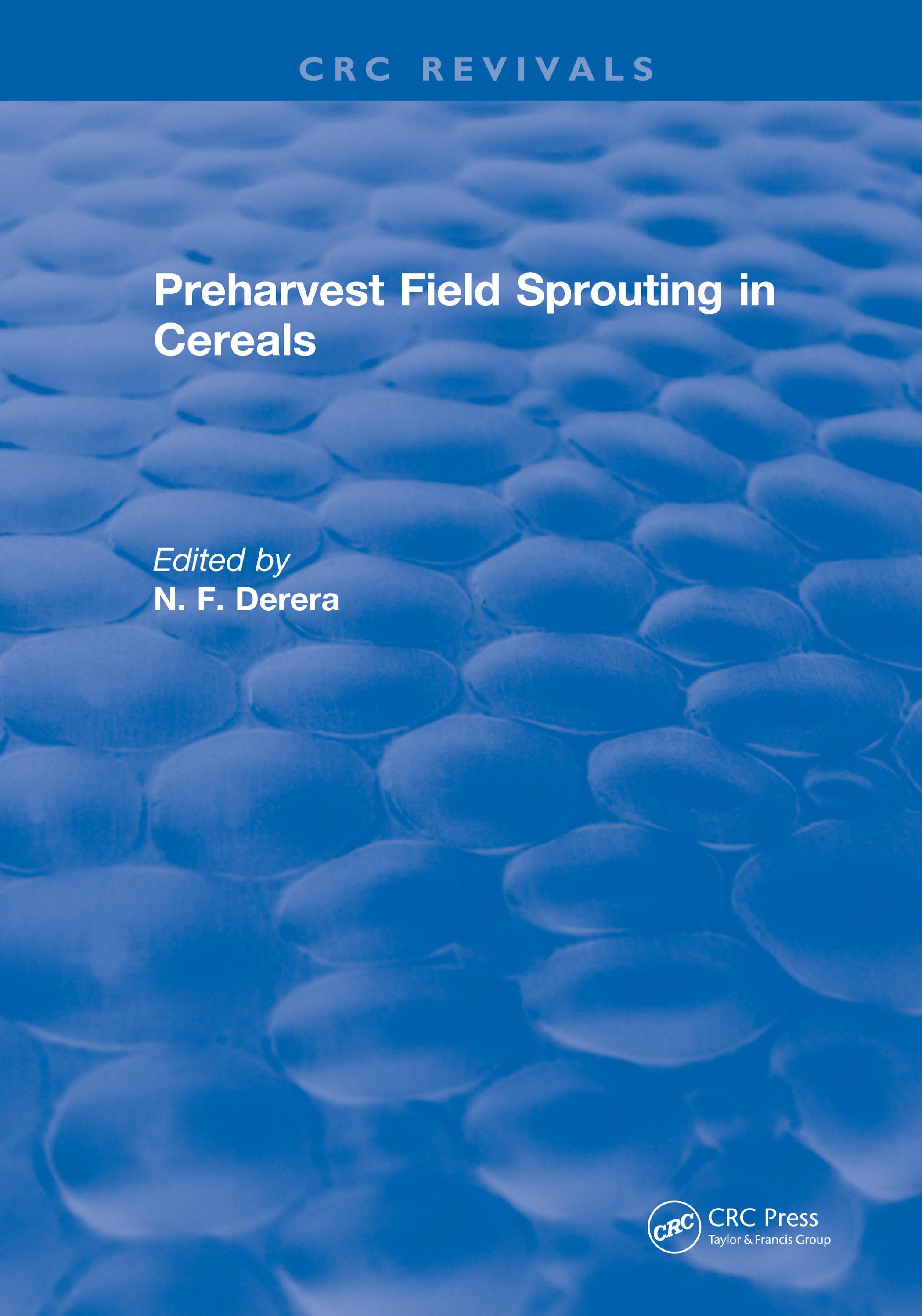 Preharvest Field sprouting in Cereals