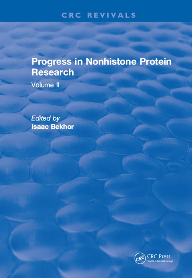 Progress in Nonhistone Protein Research by I. Bekhor Isaac