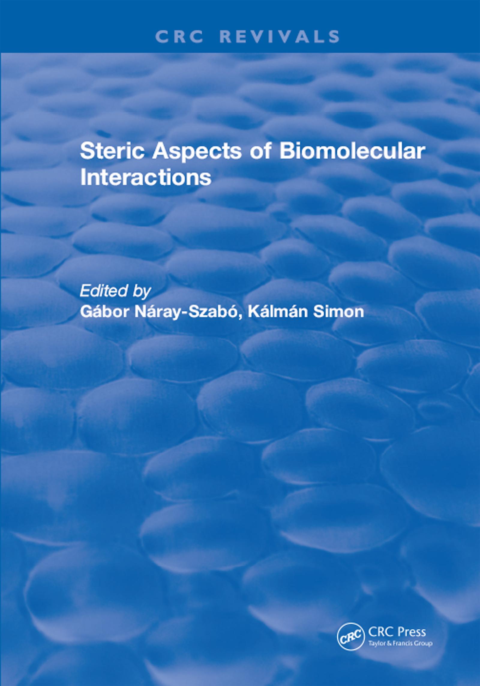 Steric Aspects Of Biomolecular Interactions