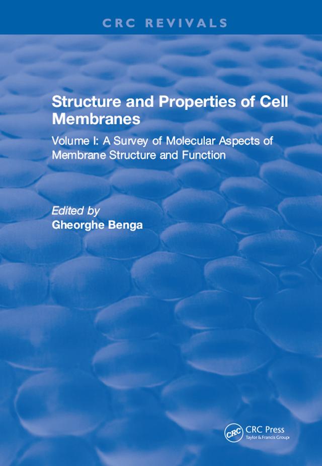 Structure and Properties of Cell Membrane Structure and Properties of Cell Membranes by Gheorghe Benga