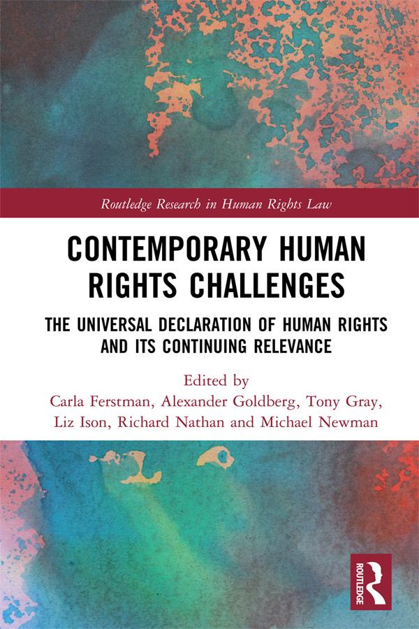 Contemporary Human Rights Challenges by Carla Ferstman, Tony Gray