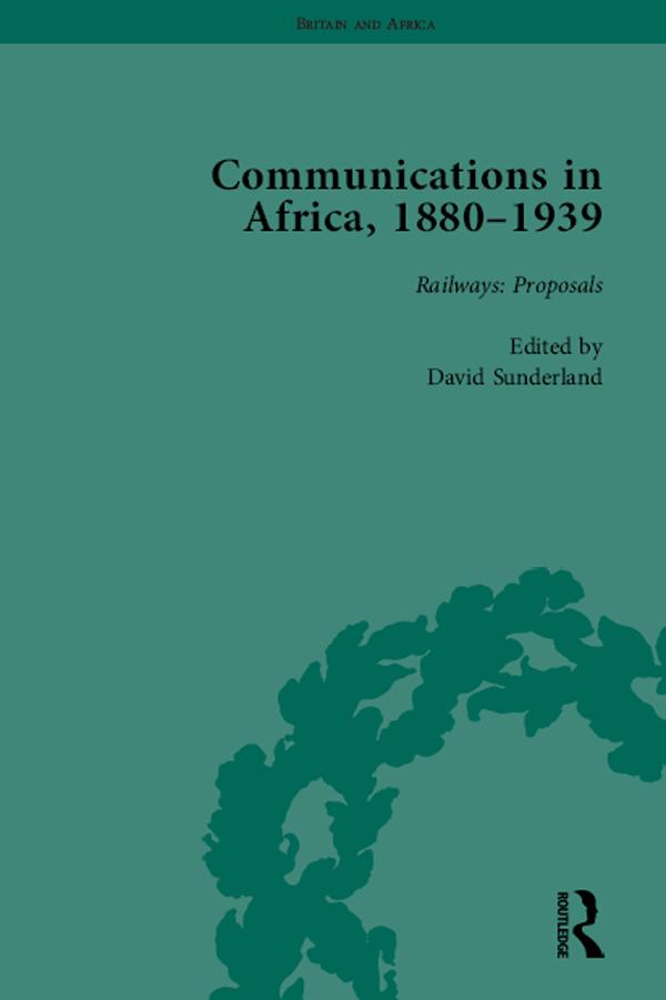 Communications in Africa, 1880–1939 (set) by David Sunderland