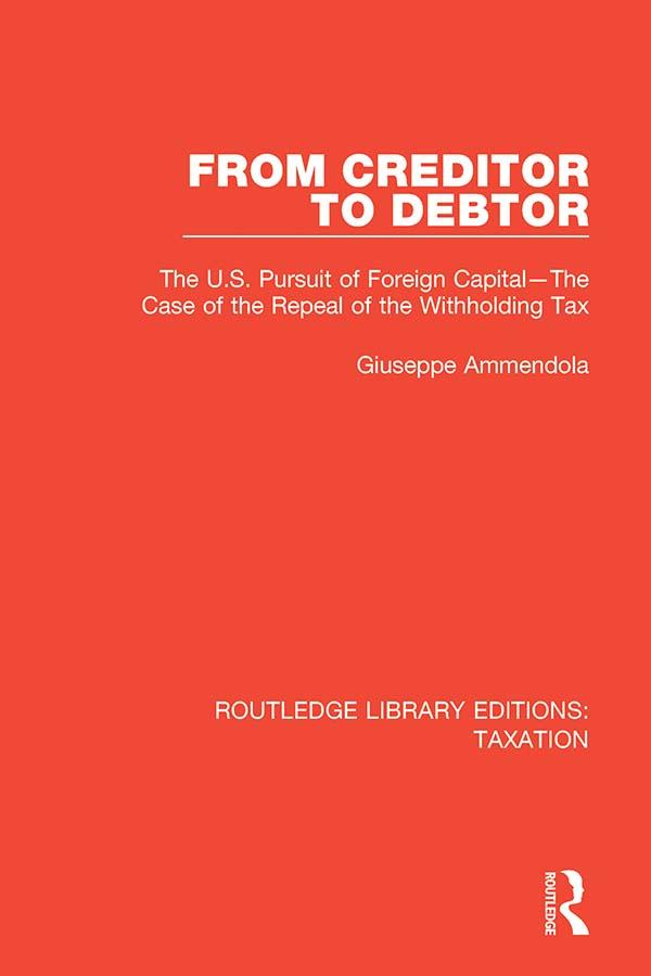 From Creditor to Debtor by Giuseppe Ammendola