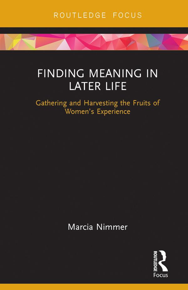 Finding Meaning in Later Life by Marcia Nimmer