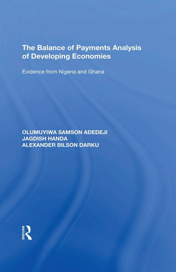 The Balance of Payments Analysis of Developing Economies