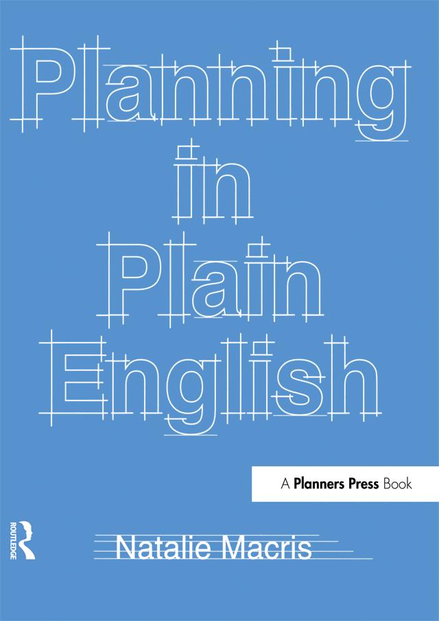 Planning in Plain English by Natalie Macris