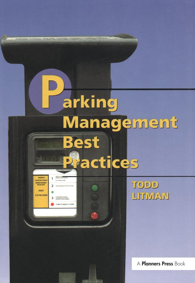 Parking Management Best Practices by Todd Litman