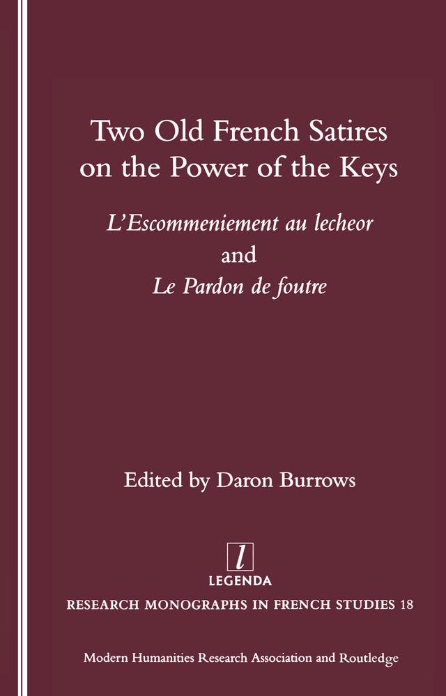 Two Old French Satires on the Power of the Keys