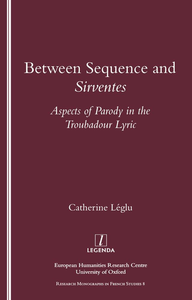 Between Sequence and Sirventes by Catherine Leglu