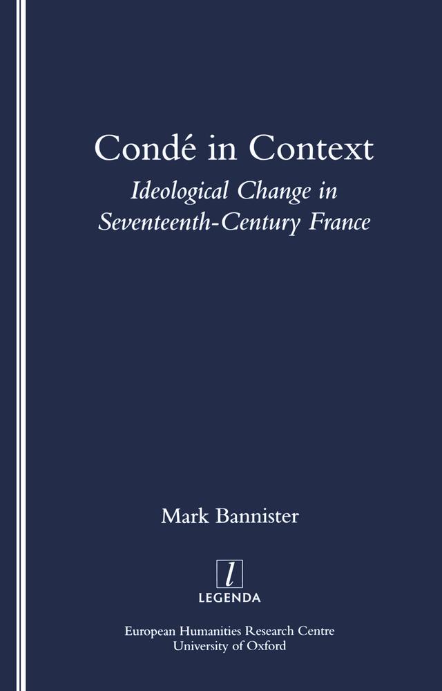 Conde in Context by Mark Bannister