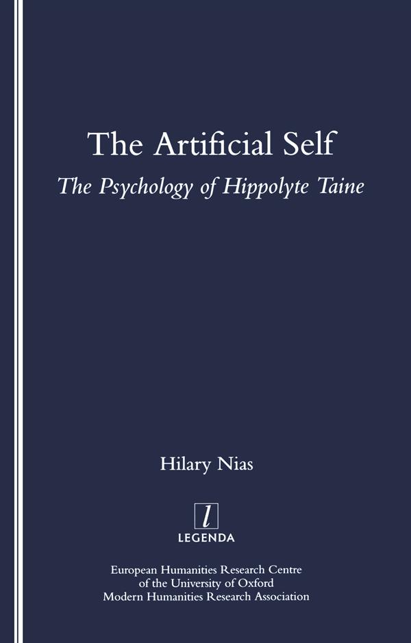 The Artificial Self by Hilary Nias