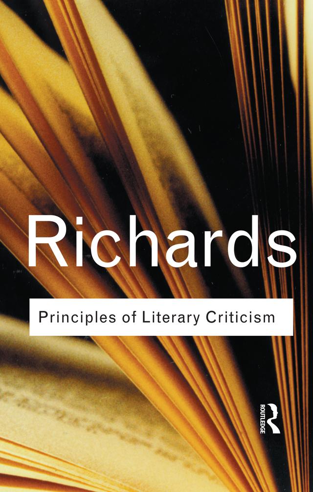 Principles of Literary Criticism by I.A. Richards
