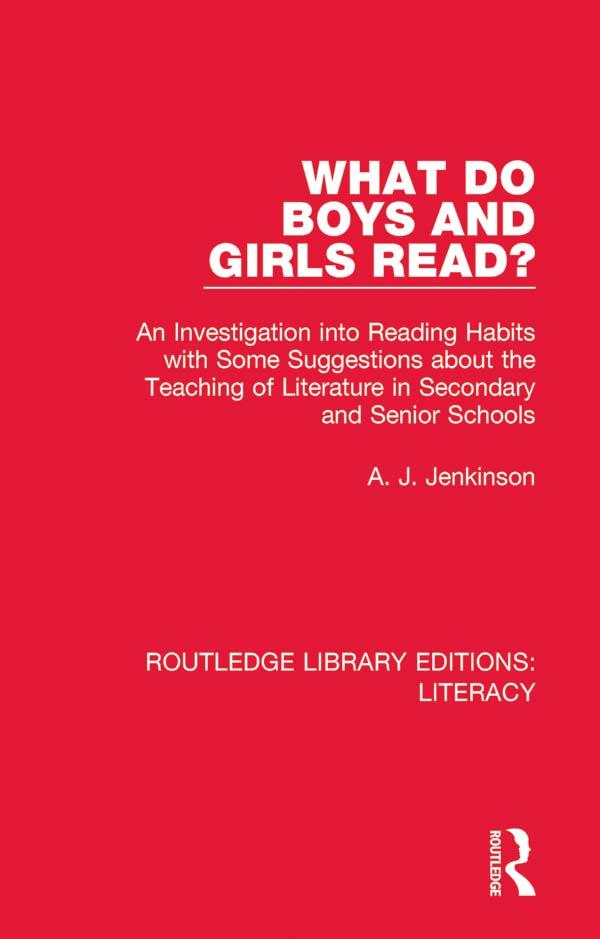 What do Boys and Girls Read? by A. J. Jenkinson
