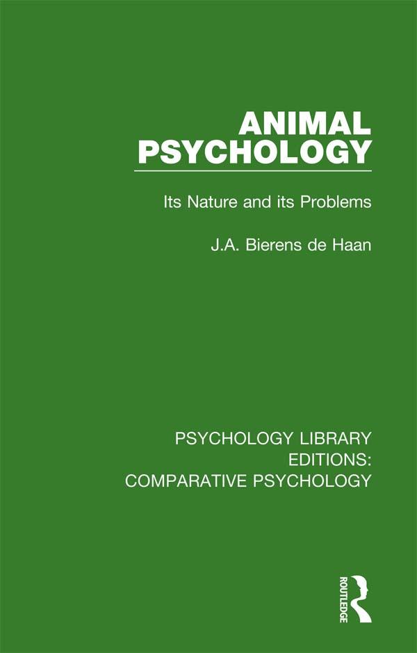 Animal Psychology by J.A. Bierens de Haan