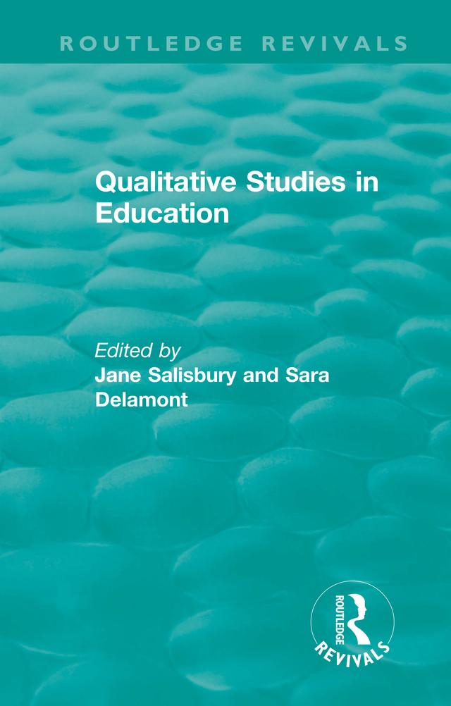 Qualitative Studies in Education (1995) by Jane Salisbury, Sara Delamont