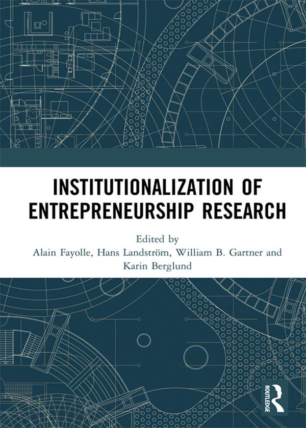 Institutionalization of Entrepreneurship Research