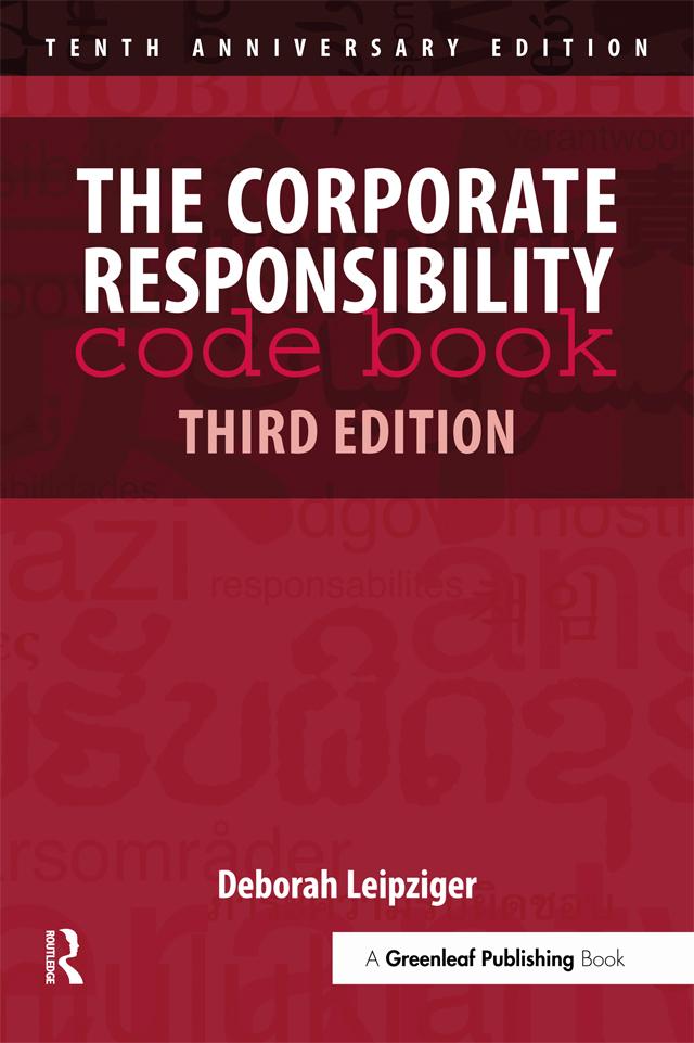 The Corporate Responsibility Code Book by Deborah Leipziger