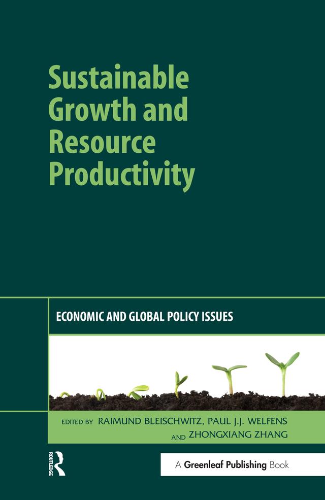 Sustainable Growth and Resource Productivity by Paul Welfens, Raimund Bleischwitz, ZhongXiang Zhang