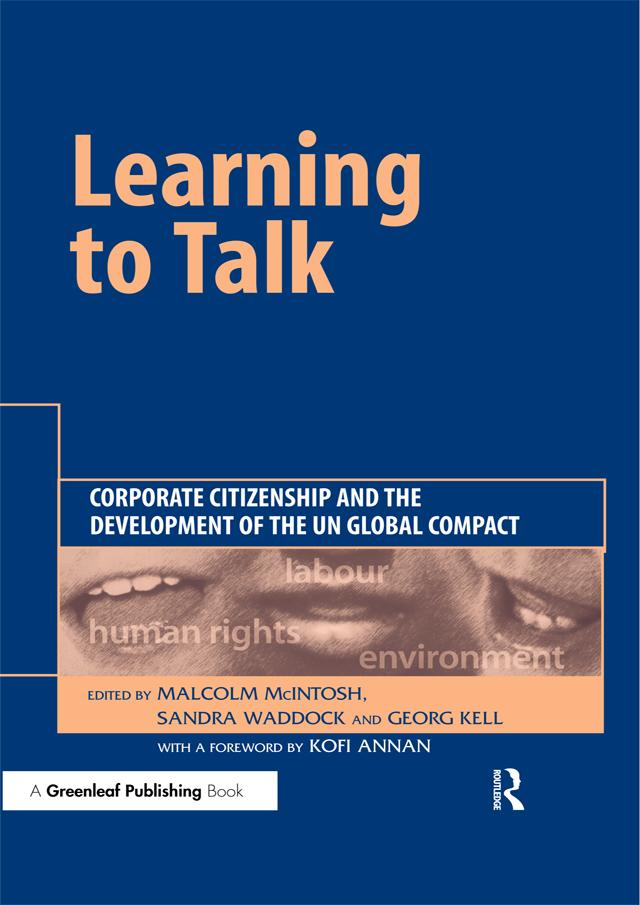 Learning To Talk by Georg Kell, Malcolm McIntosh, Sandra Waddock