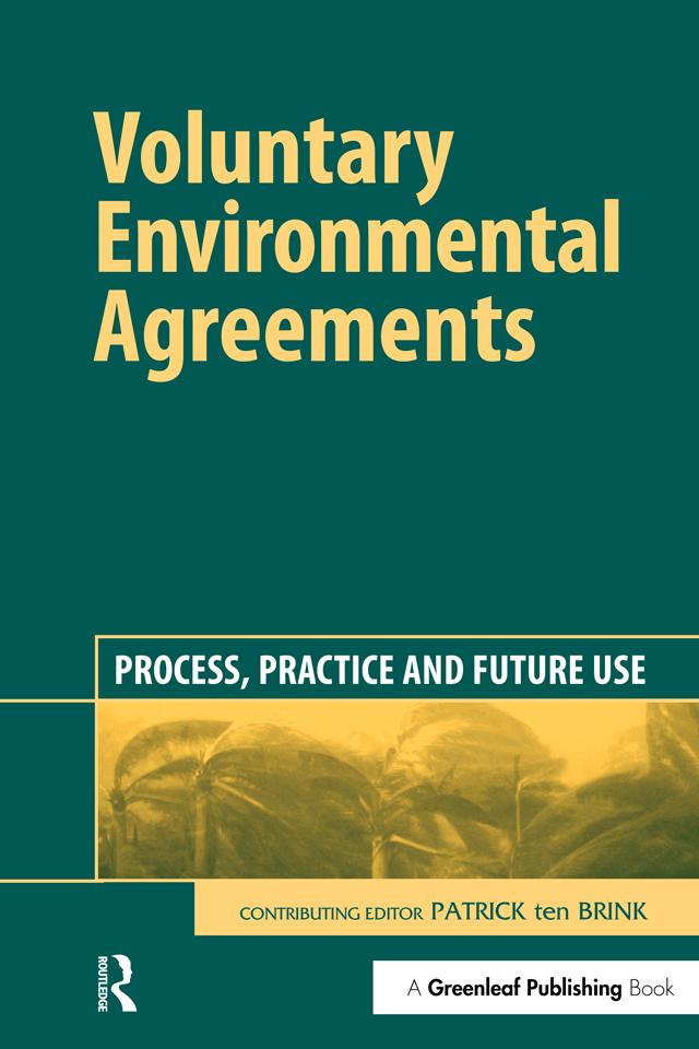 Voluntary Environmental Agreements by Patrick ten Brink
